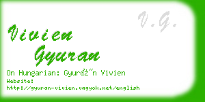 vivien gyuran business card